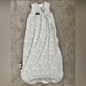 Domiamia Toddler Sleep Sack 88–96cm XXL Two-Way Zipper Floral Neutral